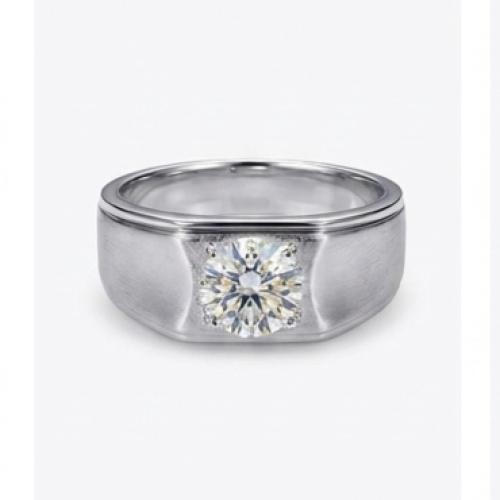 Simple Diamond فضه خالصه عيار 925