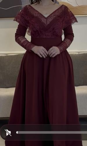 فستان كريب مغسول