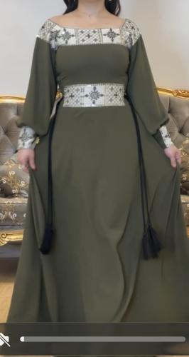 فستان كريب الريم