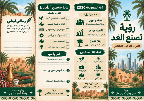 مطوية رؤية تصنع الغد