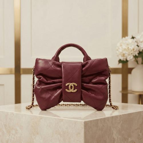 Chanel Classic Bag – Maroon color