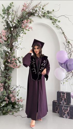 عبايه تخرج عودي