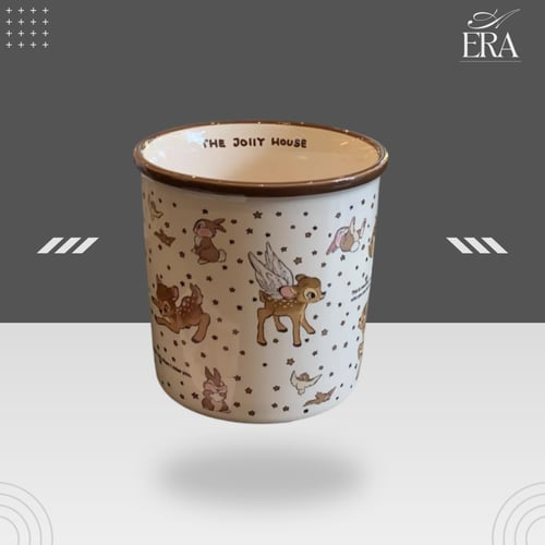 Ceramic mug shaped like a gazelle