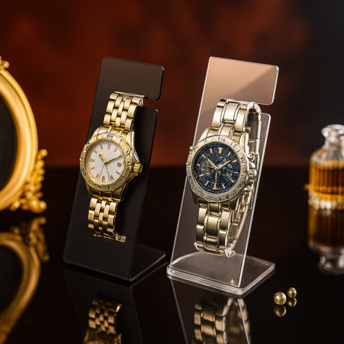 حامل ساعات اكريليك عدد حبتين