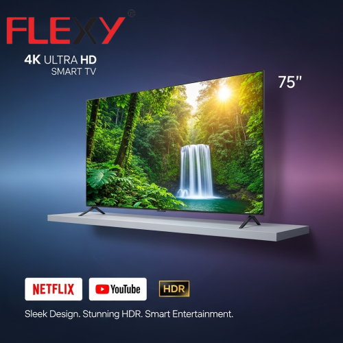 شاشة فلكسي 75 بوصة - سمارت 4K-UHD - نظام Webos
