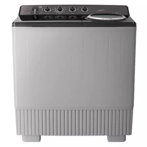 W Box double basin washing machine 4.5 kg - black with gray