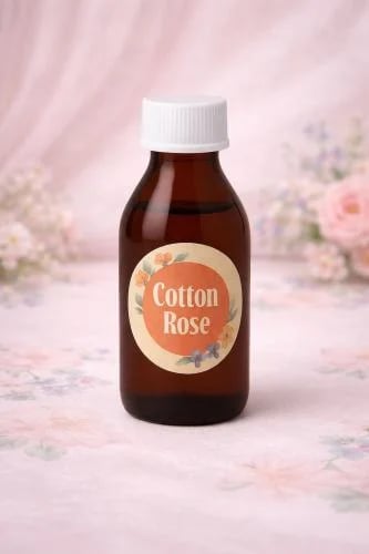 Cotton Rose oil for children's hair