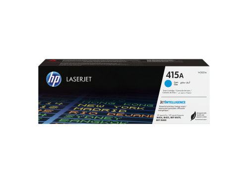 HP 415A Cyan Original LaserJet Toner Cartridge (W2...