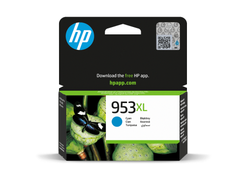 HP 953XL High Yield Cyan Original Ink Cartridge (F...