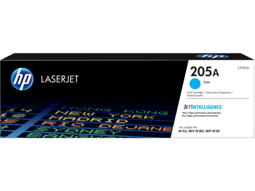 HP 205A Cyan Original LaserJet Toner Cartridge (CF...
