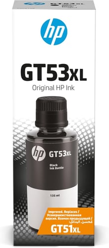 HP GT53XL 135ML BLACK ORIGINAL INK BOTTLE