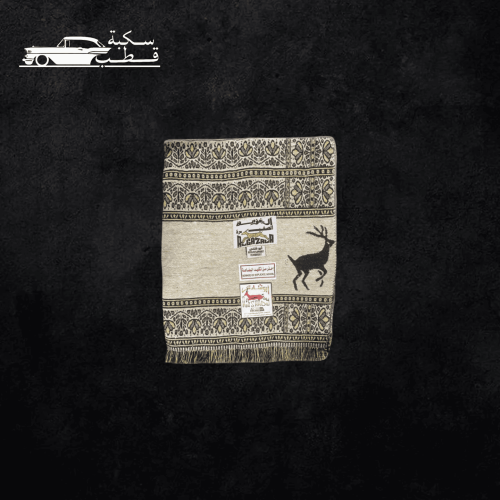 شال غزالة أسود