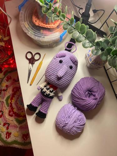 Inside Out cartoon - fear doll