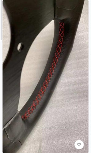 دركسون جلد مسطح اسود