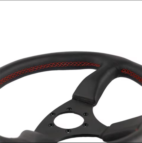 دركسون جلد مسطح اسود