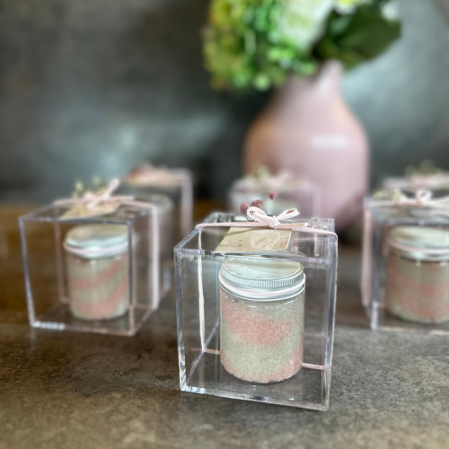 توزيعات مقشر الجسم، اكريلك