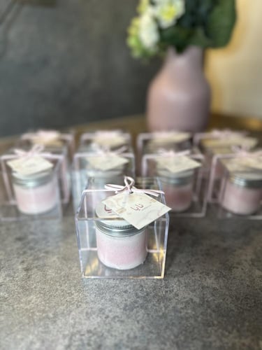 توزيعات مقشر الجسم، اكريلك