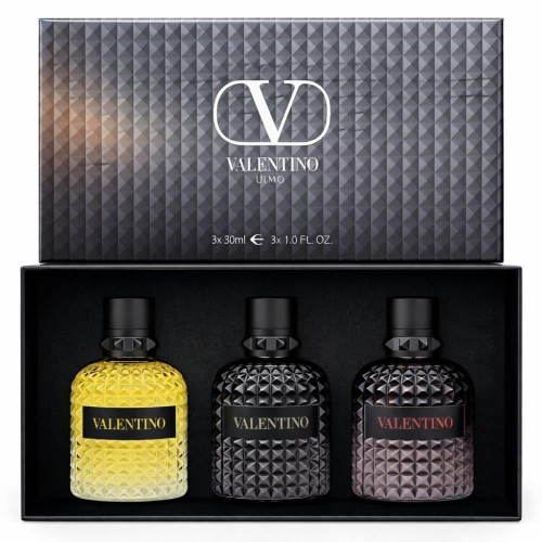 مجموعة عطور فالنتينو اومو روما للرجال 3 عطور 30مل