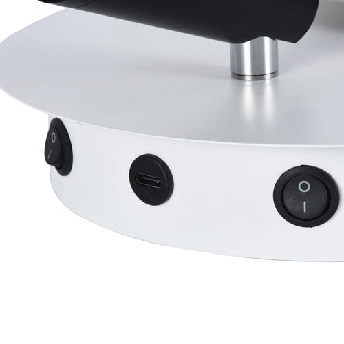 إضاءة جدارية ليد مع إضاءة موجهة بطاريه