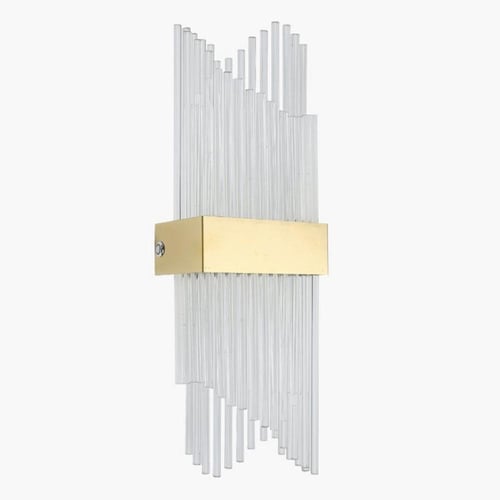 ابليك جداري ذهبي كريستال بالشحن