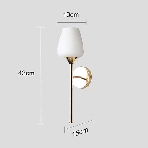 ابليك جداري مودرن ذهيي E27