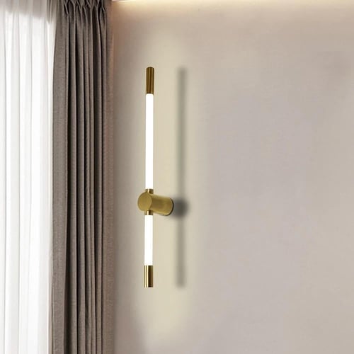 ابليك جداري مودرن زيتي مع لون الانارة اصفر