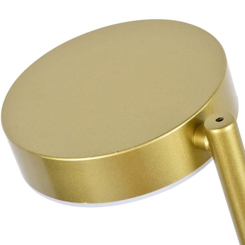 ابجورة حائط دائرية مع عمود لون ذهبي بطاريه بالشحن