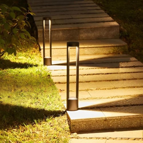 فانوس حديقة اسود 60 سم