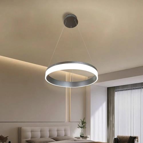 نجف مودرن اسود ب 3 انارات ليد