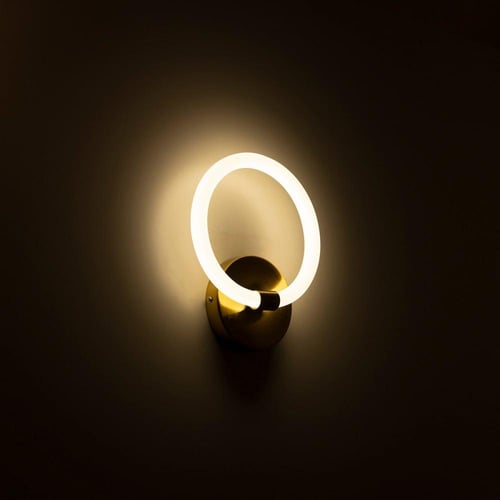 ابليك مودرن راقي ذهبي دائرة LED