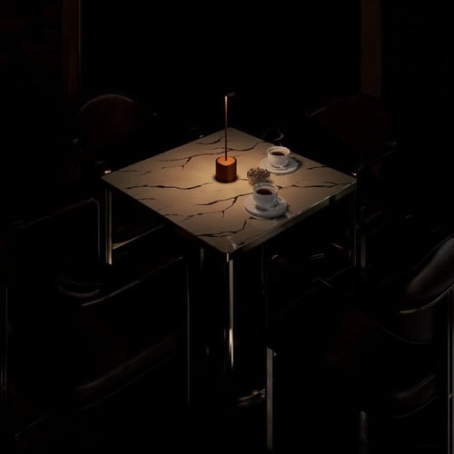 ابجورة شحن لاسلكي مودرن ذهبي