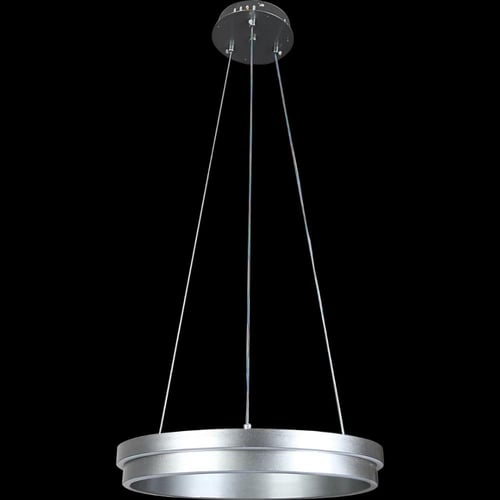 علاقي مودرن حلقة رمادي مع 3اضاءات 55 واط قطر 40 سم