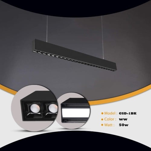 كشاف معلق عدسات 120 سم 50 واط اضاءه اصفر