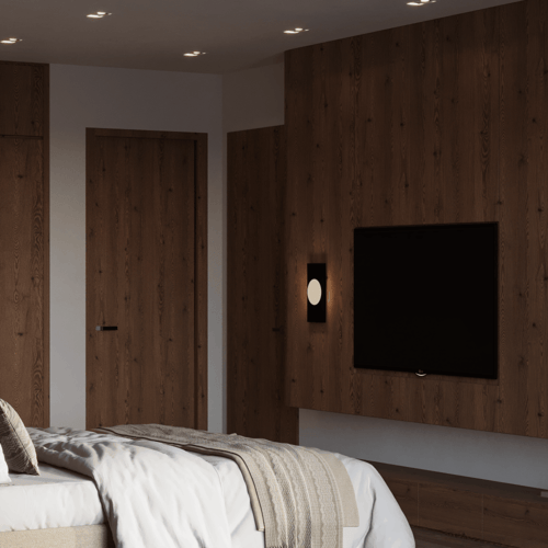 إنارة جدارية مودرن LED بطارية دائرة