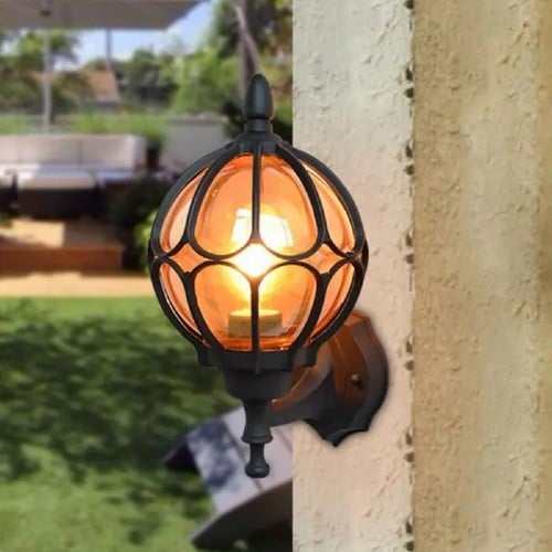 فانوس جداري نحاسي كروي