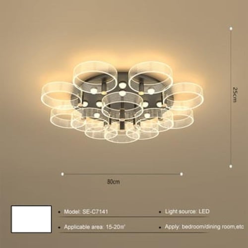 ثريا لطش مودرن 3 انارات