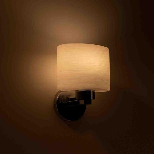 إنارة جدارية داخلية زجاج وقاعدة استيل