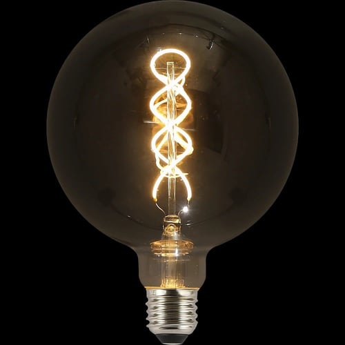 لمبه ديكوريه فلمنت 3 واط قزاز رمادي اضاءه اصفر