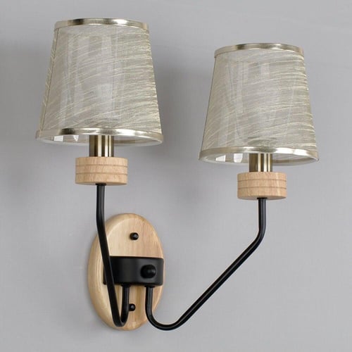 انارة حائط خشبيه مجوز