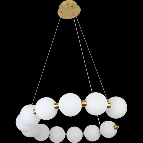 نجف مودرن زيتي شكل مسبحه 3اضاءات 30 واط قطر 40 سم