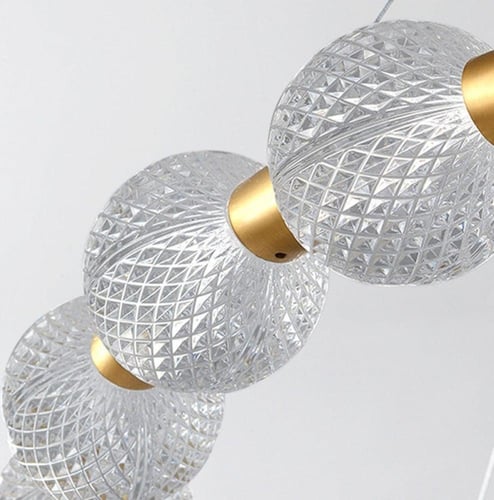 نجف مودرن زيتي 3اضاءات 25 واط قطر 60 سم