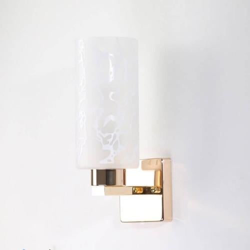 ابليك كلاسيك مفرد ذهبي بزجاج مزخرف