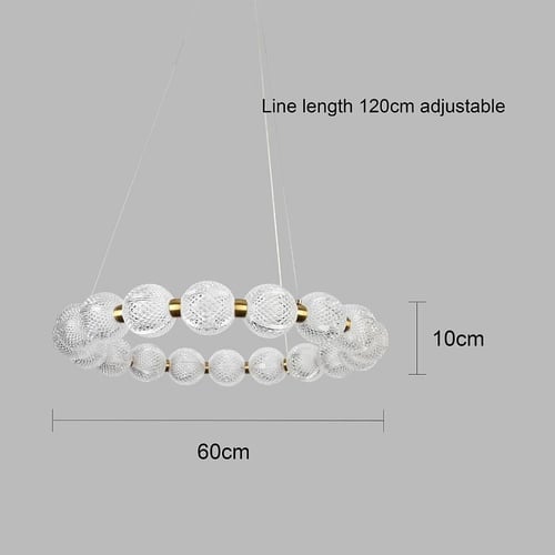 نجف مودرن زيتي 3اضاءات 25 واط قطر 60 سم