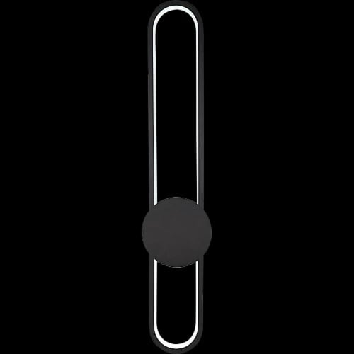 ابليك جداري بالشحن شكل مستطيل اسود