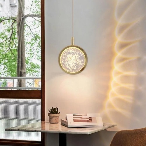 نجف مودرن كريستال مفرد 3 اضاءات