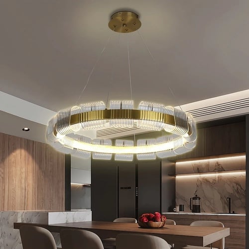 نجف مودرن زيتي تصميم حديث و انيق مع 3 اضاءات