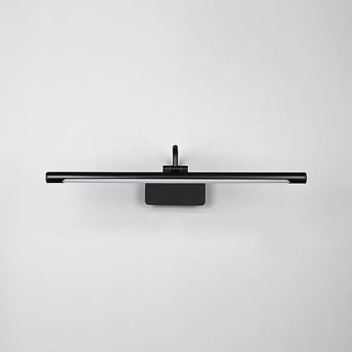 ابليك جداري مغسلة اسود مع 3اضاءات