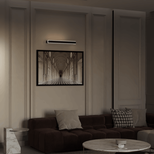 إضاءة جدارية مستطيله ليد بالبطارية