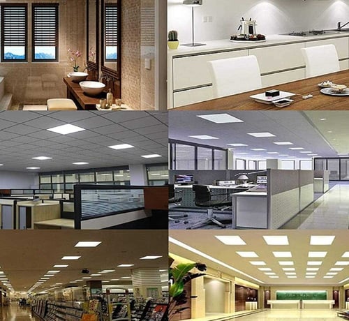 لمبة سقف مستعار مثلج واط لون اختياري