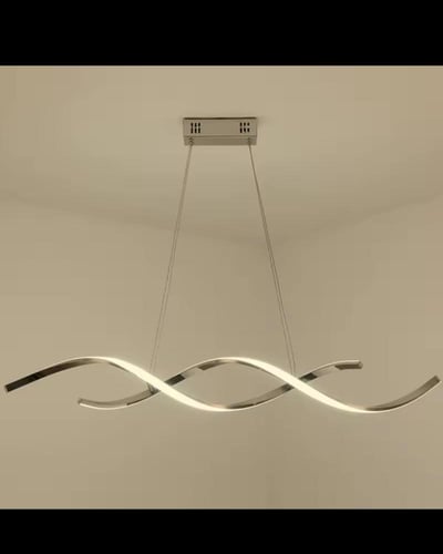 نجف مودرن ذهبي لون الانارة 3 اضاءات 42 واط